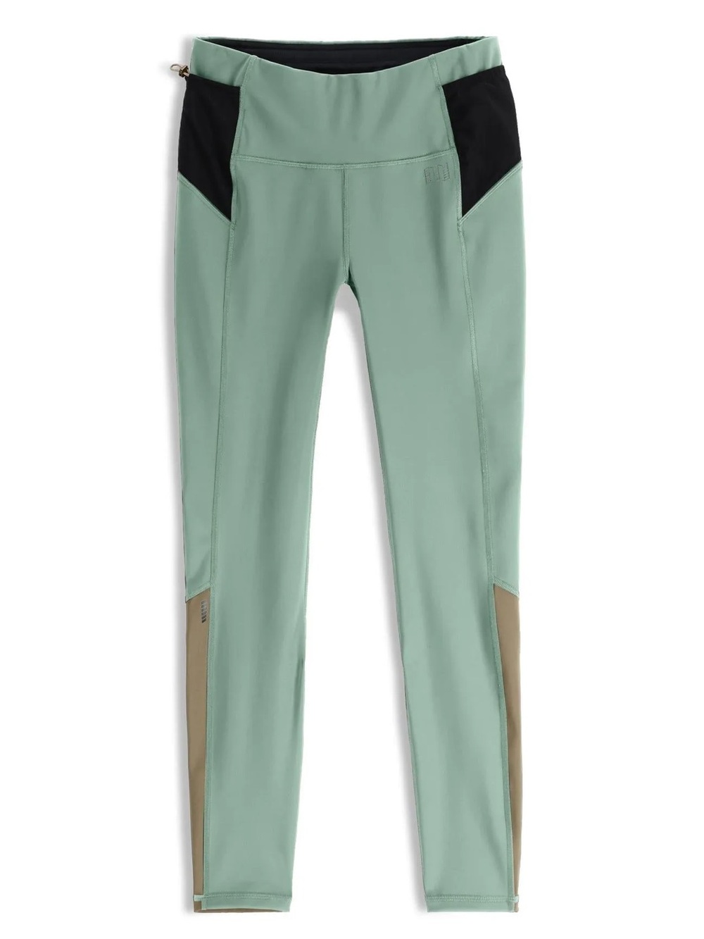 Topo Designs All Day Trail Leggings Women’s XL Mint Green Tan Colorblock NWT